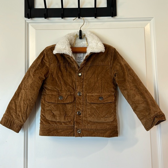 Tommy Bahama Other - Tommy Bahama toddler 2T coat warm preppy, tan/ brown and white